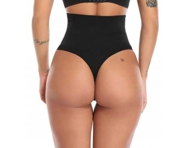 STRINGI majtki wyszczuplające korygujące brzuch