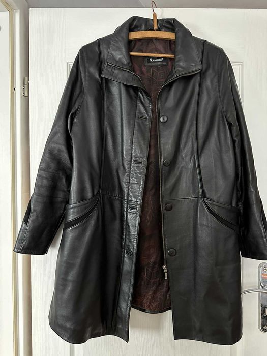 Skórzany płaszcz (skóra cielęca)