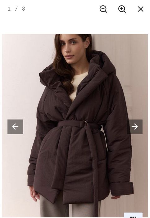 Куртка зимова з поясом