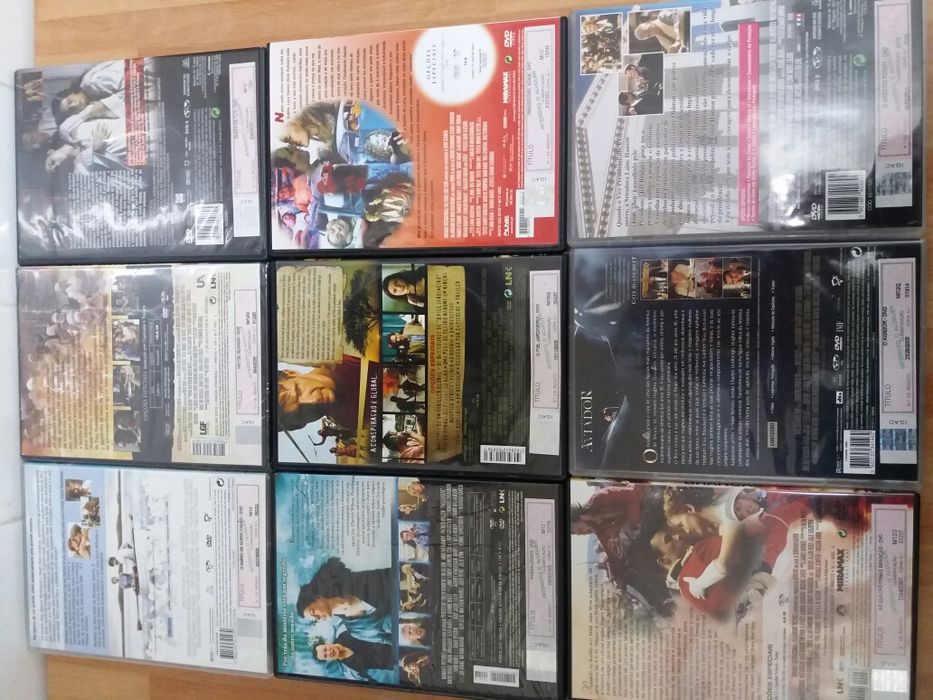 Lote de 9 DVDs originais (Filmes premiados)