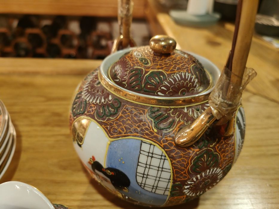 Jogo chá original chinês porcelana