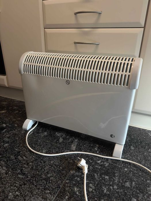 Aquecedor elétrico, 750/1250/2000 Watts