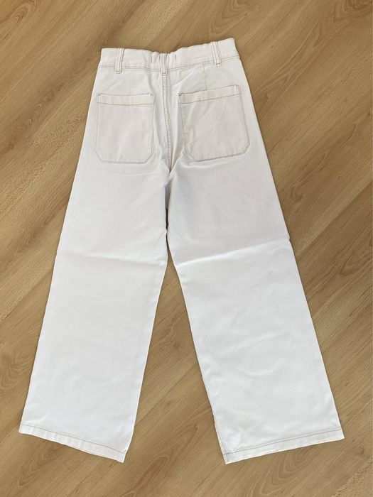 Calças de perna larga