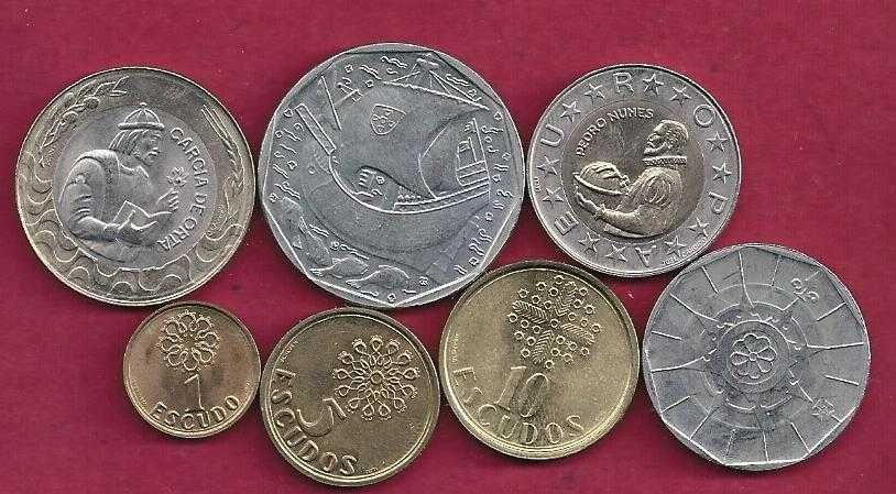COLEÇÃO  dos   Ultimos  Escudos   Ano  2001