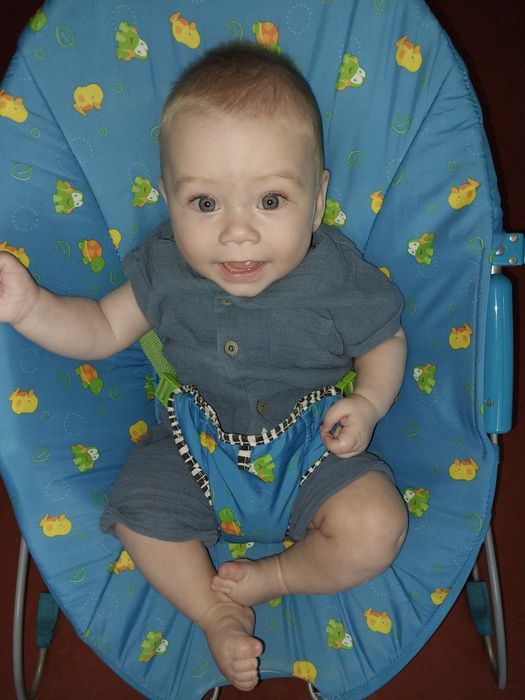 Шезлонг-гойдалка для немовлят 170 грн.