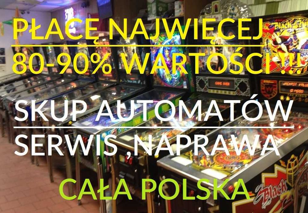 Pinball Serwis, Naprawa ,Sprzedaż ,Kupno ,Komis