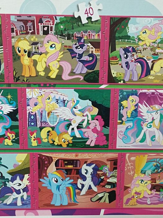 Mega puzzle Kompletne 390 elementów My Little Pony Trefl 4+ kucyki