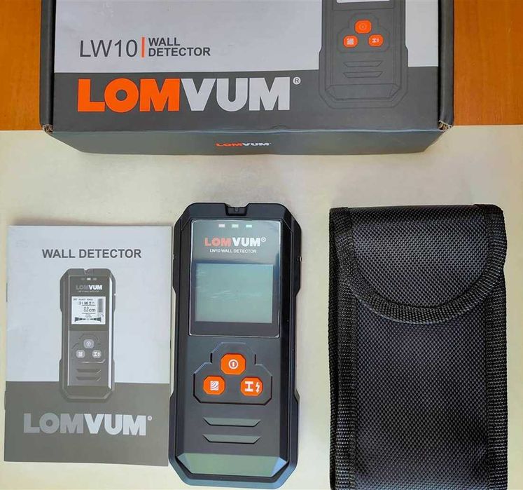 Детектор - поиск металла, дерева, проводки в стенах 5-в-1