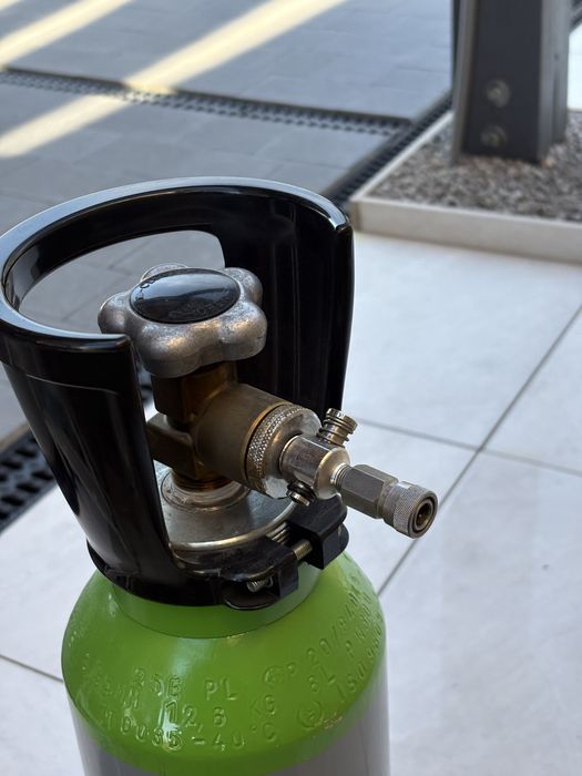 Butla na powietrze 300bar z przetoczką. 8l