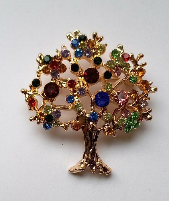 Broszka Drzewko owocowe