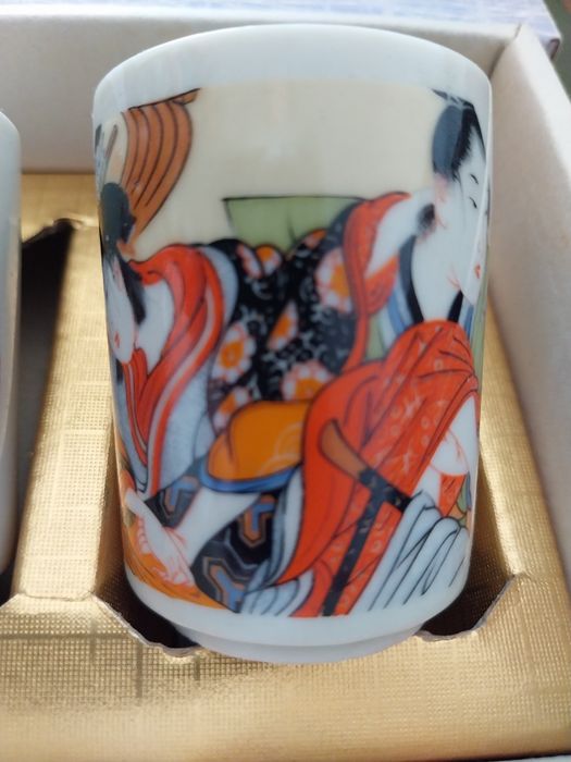 Conjunto 5 copos com imagens eróticas (kamasutra)