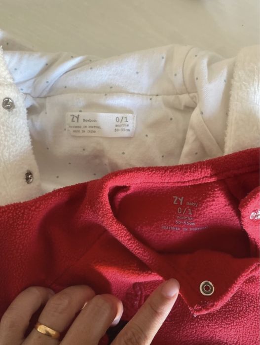4 Babygrows da zippy 0-1m