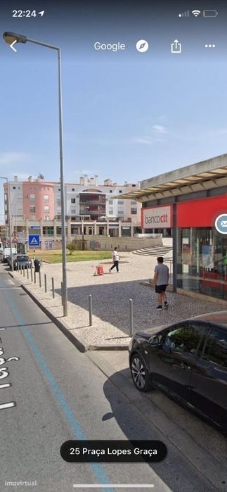 Garagem, Laranjeiro e Feijó, Praça Lopes Graça