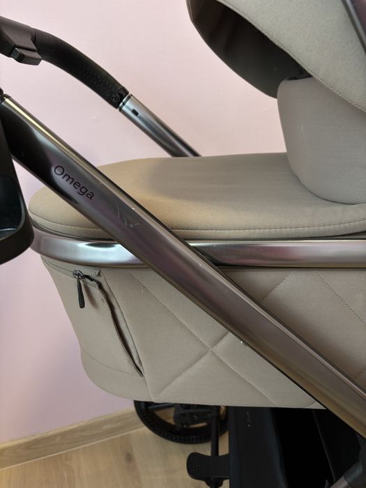 Wózek dziecięcy Carello Omega 2025 2w1 – beżowy