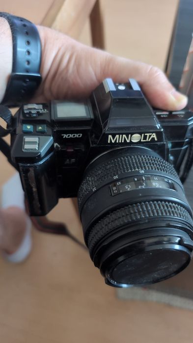 Minolta 500si+Minolta 7000+objectiva Af 35 70+Flash+Bolsa+Rolos