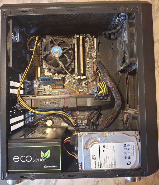 ПК AMD Phenom II x4 955, AMD R9 290X 4GB, 8GB RAM, без накопичувача