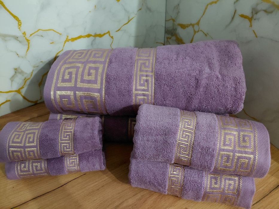 Zestaw 6 ręczników bawełna