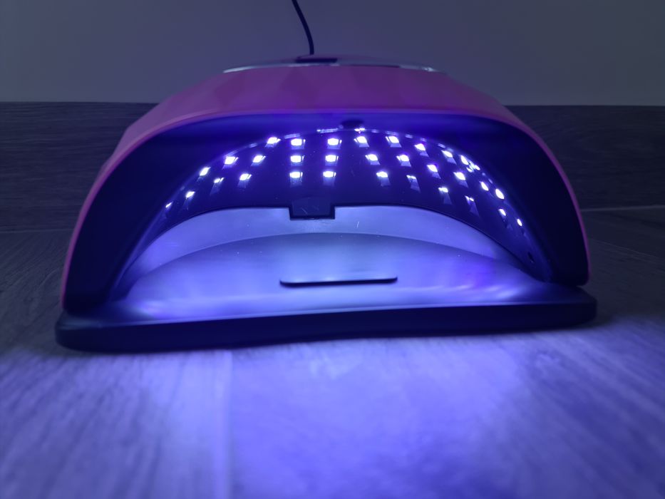 Catalisador led rosa espelhado NOVO 268W - unhas de gel