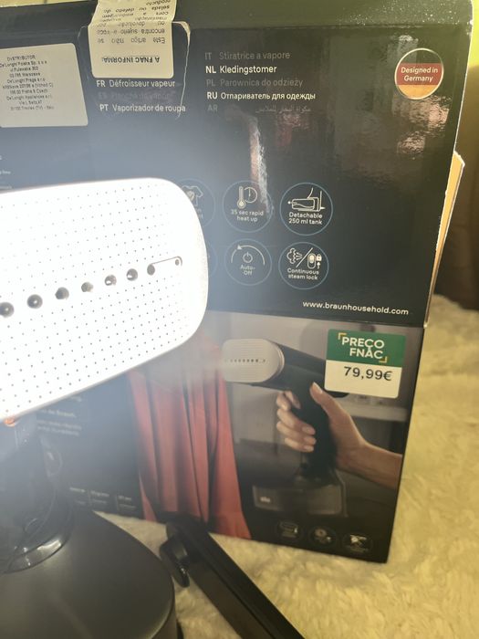 Ferro a vapor vertical Braun 1600w