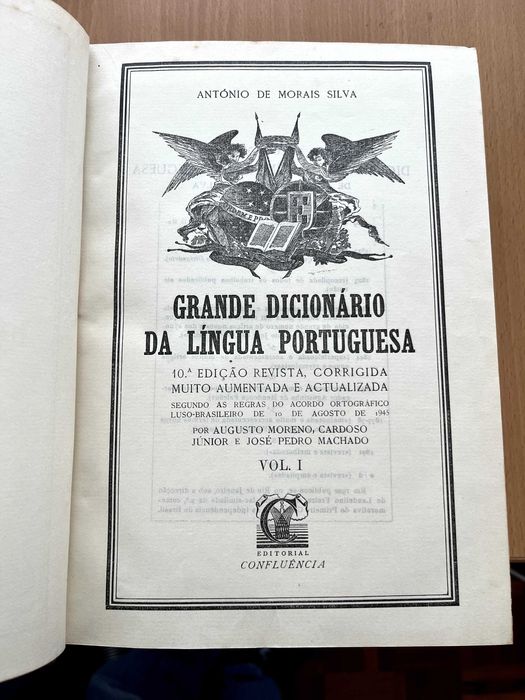 Grande Dicionário da Língua Portuguesa de Morais Silva(12 volumes)