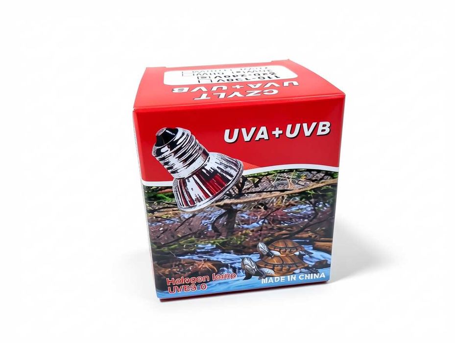X117 Żarówka Halogenowa Terrarystyczna UVA UVB 3.0 25W 220V Czylt Do Terrarium Dla Żółwia Jaszczurki Gadów Płazów Promiennik Ciepła Basking Światło