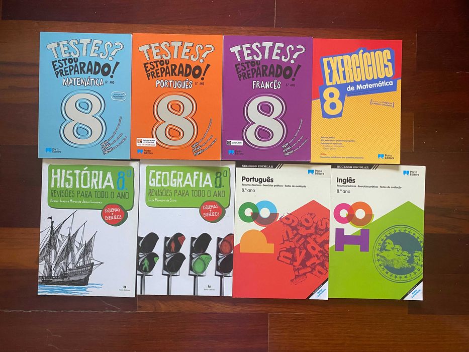 Livros de apoio escolar