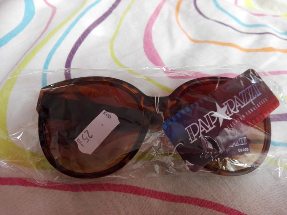 Nowe okulary przeciwsłoneczne damskie filtr UV 400