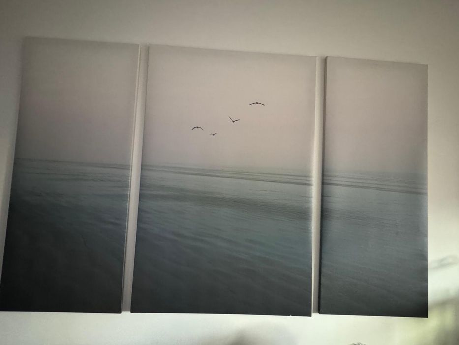 Quadro decorativo de 3 painéis