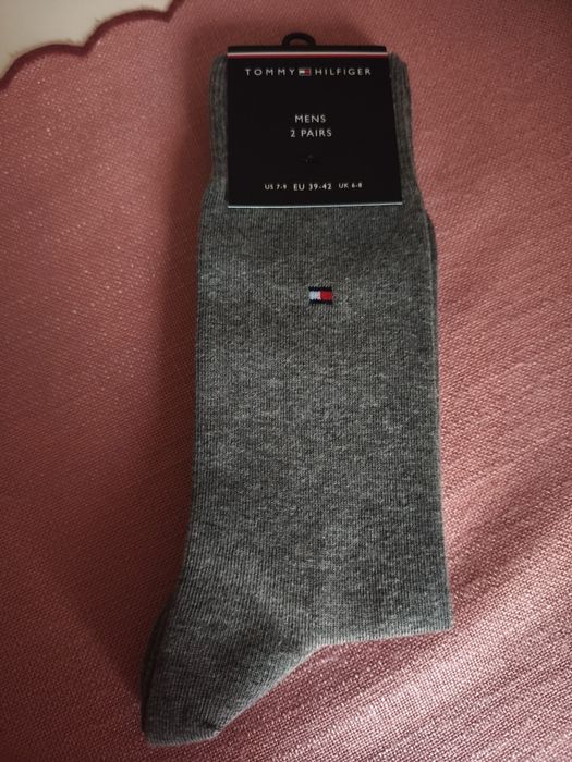 Skarpetki męskie 2 pary Tommy Hilfiger 39/42 szare