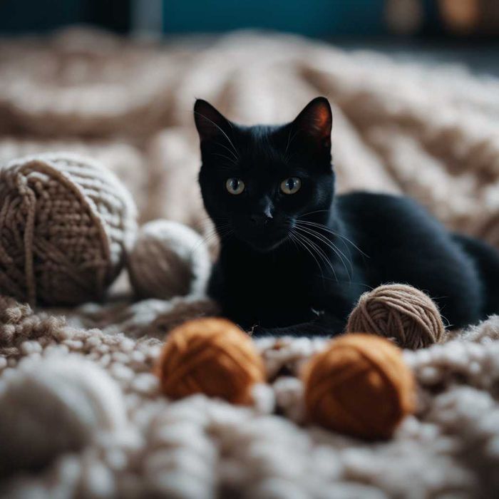 Czarnulek Dex  roczny kocurek do adopcji