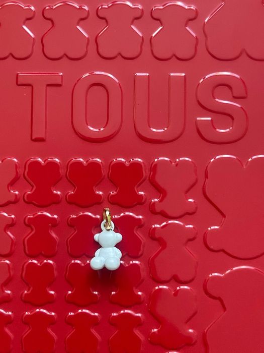 Wisiorek Tous Bold Bear biała stal miś 1,1 cm