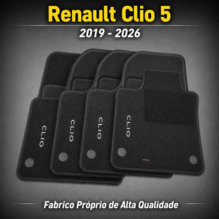 4 Tapetes Renault Megane / Clio 4 e Clio 5