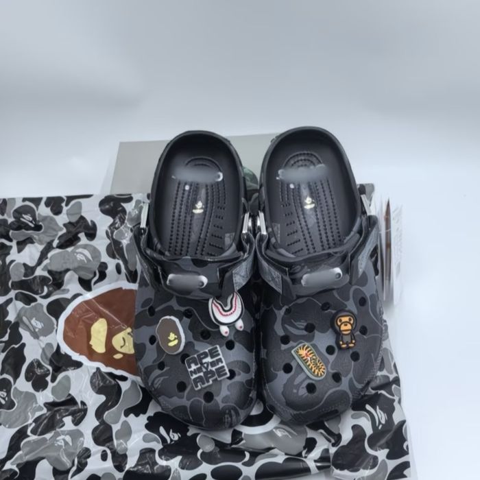 БЕЗ ПЕРЕДОПЛАТИ! Crocs bape крокс бейп крокси кроксы бейп