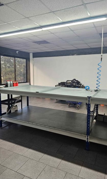 Bancadas de trabalho em alumínio