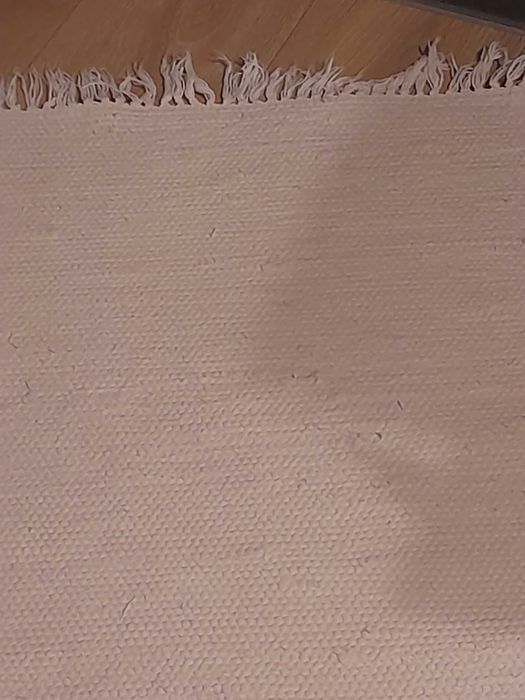 Chodnik tkany biały