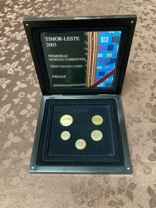 Primeiras Moedas Correntes TIMOR-LESTE 2003 PROOF