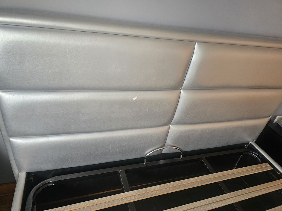 cama casal sommier com arrumação 140x200 +colchão