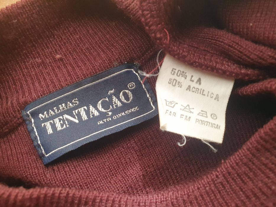 Camisola lã comprida