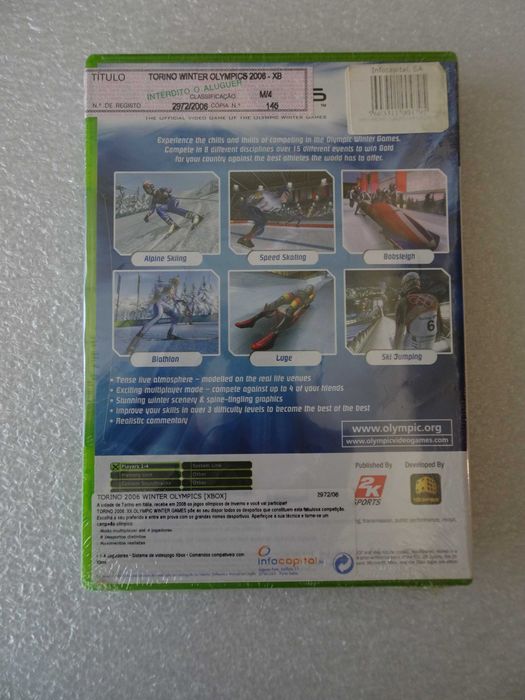 Jogo X-Box - Torino 2006 (selado)