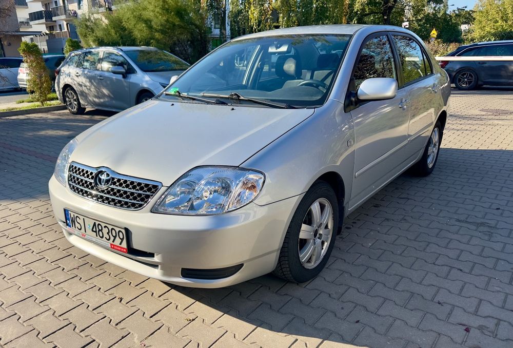 Toyota Corolla Corolla 1.6 VVT-i z 2002, niski przebieg, drugi właściciel od nowości
