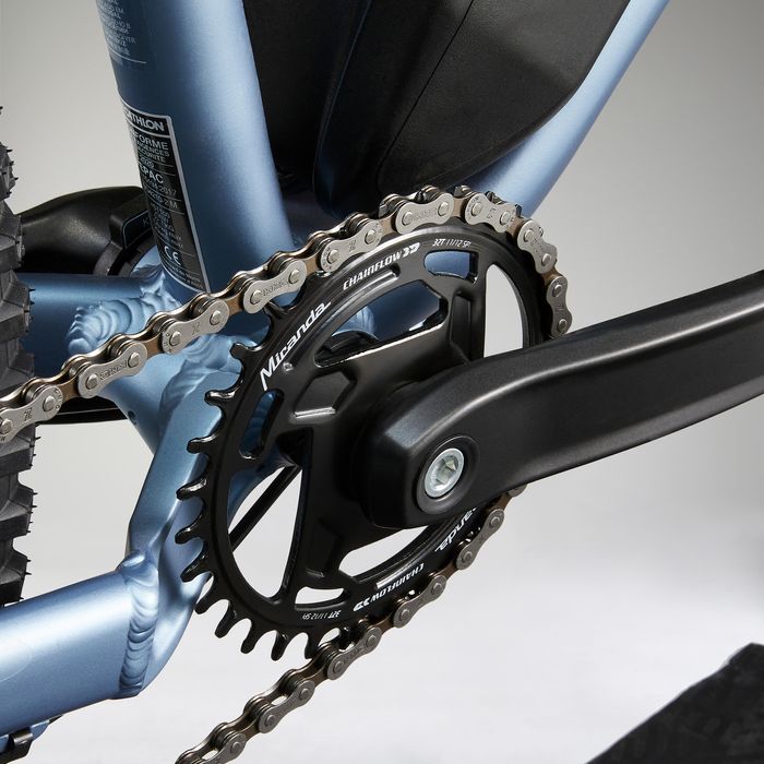 Bicicleta BTT Elétrica Semirrígida 27,5" E-ST 100 AZUL