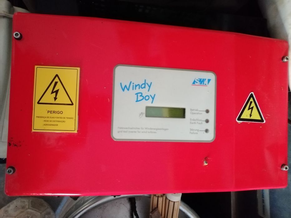 Energia eólica usada em bom estado