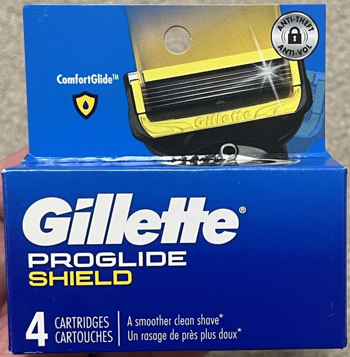 Лезвия оригинал из США Gillette Mach3  4шт картриджи