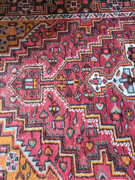 Wełniany orientalny dywan unikat 133 x 208 cm handmade
