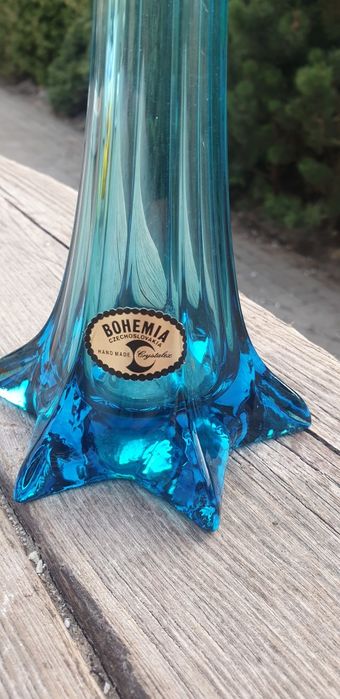 Wazon ,,flet,, Bohemia, wys 40,5 cm