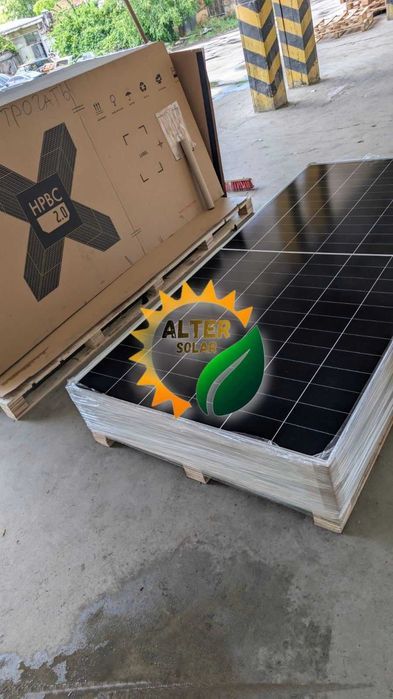 ‼️‼️105$ Сонячні панелі LONGI Solar  645,650,655 Вт, BIFACIAL Hi-MO 9, LR8-66HYD