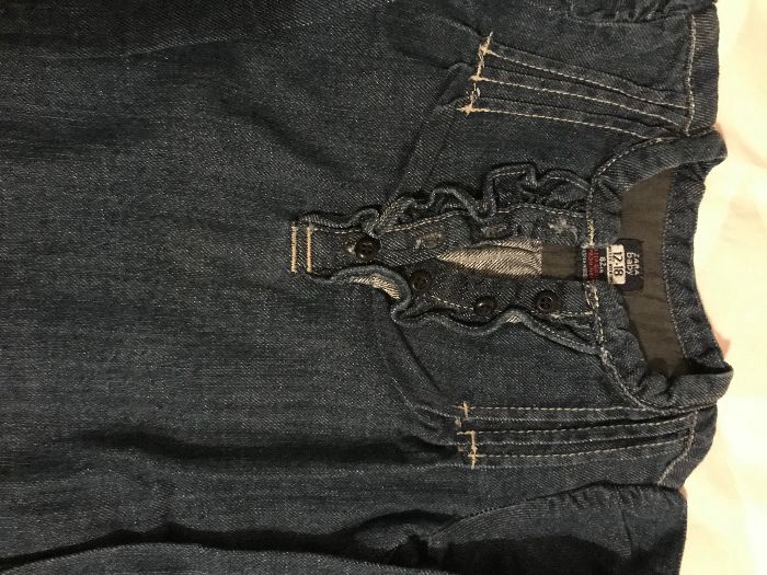 (2 por 1)Vestidos 18 meses e Bata+Chapeu laranja _ Guanabara