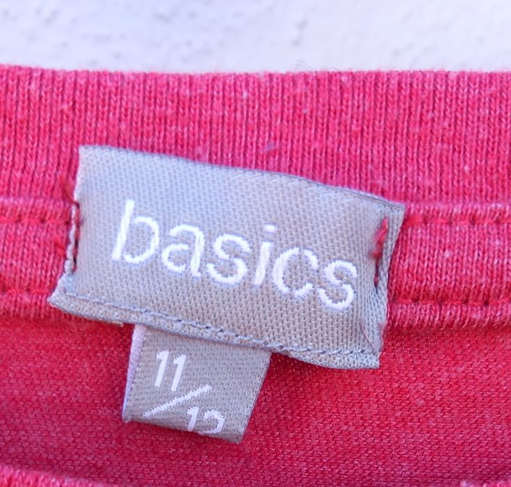 Blusa de manga comprida vermelha, tamanho 11-12anos da Basics 5€