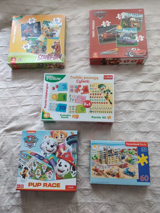 Puzzle układanki gry 4 plus (4+)