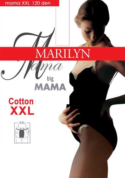 Теплі колготки для вагітних Marilyn Big Mama 120 розмір XXL